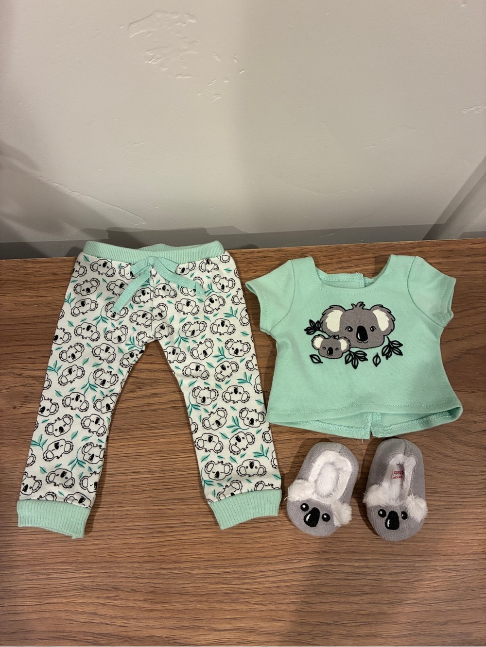 American Girl Kira Bailey’s Koala Pajama Set for 18 Inch Doll